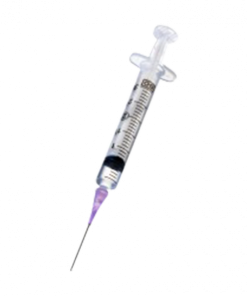 10 (TEN) 22G 1.5" 3ml Syringe with Needle